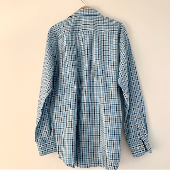 Peter Millar Long Sleeve Button Down Shirt Size Large - Picture 2 of 9